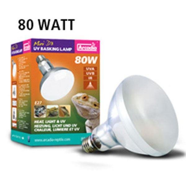 Arcadia D3 UV Basking Lamp 80w
