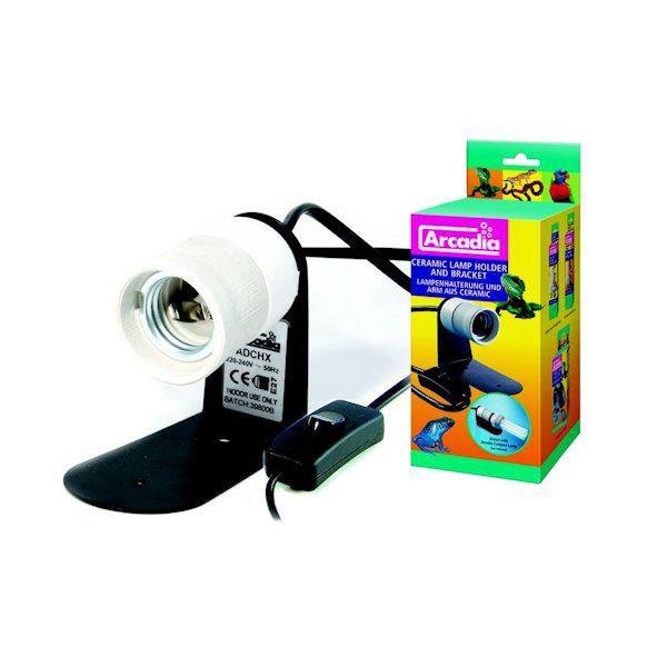 Arcadia Ceramic Lamp Holder & Bracket