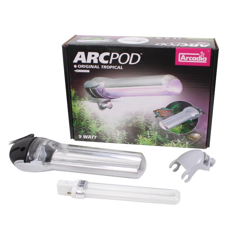 Arcardia Arc Pod Fluorescent Light Unit with 9W Lamp