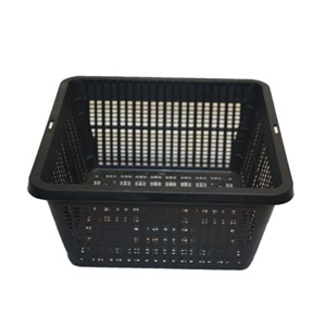 Pisces Square Pond Plant Basket - 11x11x11cm, Fine Mesh, For Water Lilies & Marginal Plants-649953