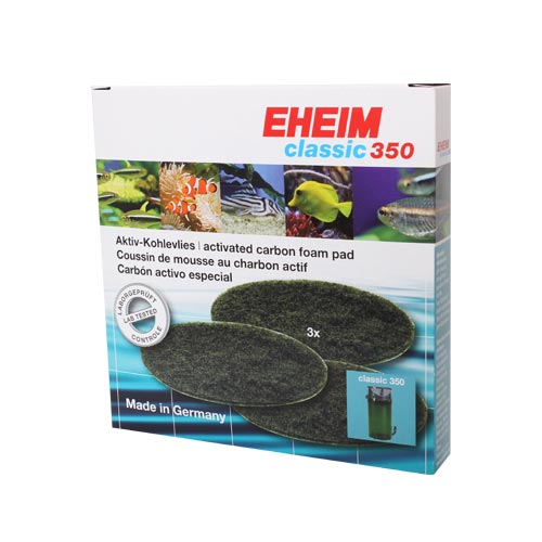 Eheim Carbon Filter Pad Für Professional 3 Ultra G Serie (2071–2075) – 9 Filtereinsätze (3x3 Pads) – Aktivkohlefilter