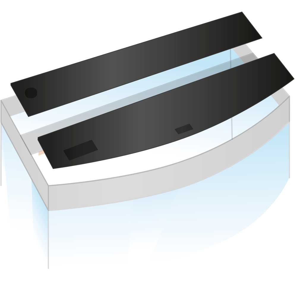 Juwel Flap Set Vision 180 black (93965)