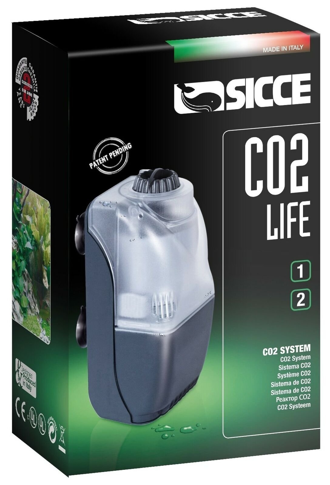 Sicce 996256 Oxygen System CO2 Life 2