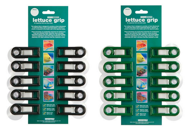 Underworld Lettuce Grip - Glass Aquarium Feeding Attachment
