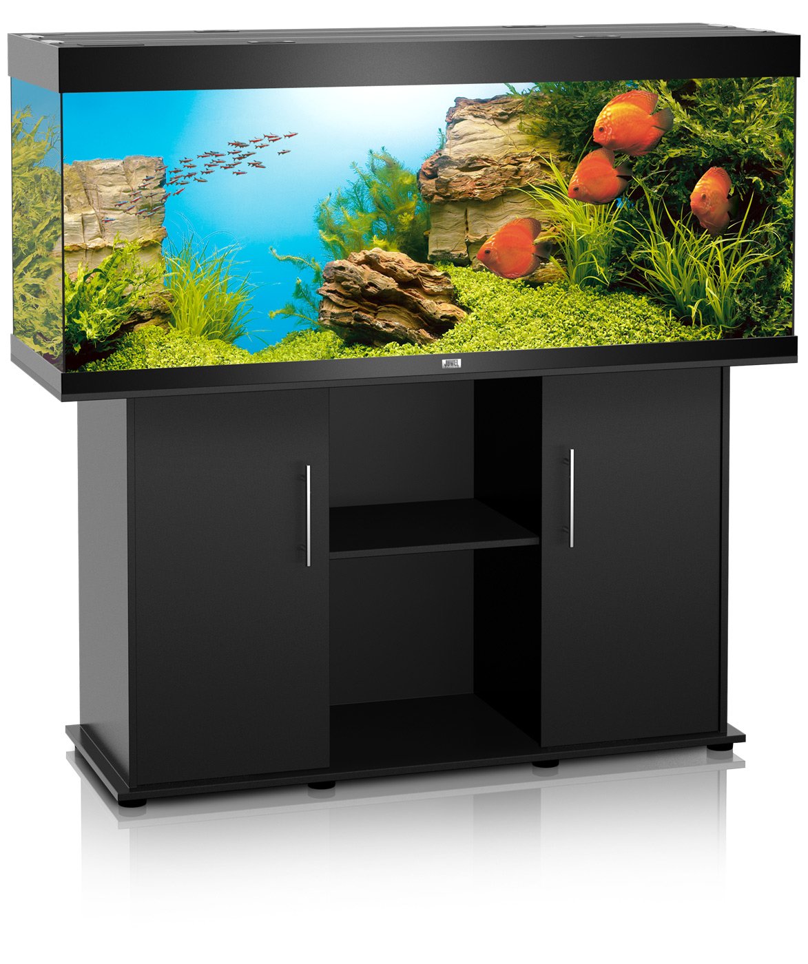 Juwel Rio 450 Aquarium & Cabinet (LED lighting) - Light Wood, Dark Wood, Black or White