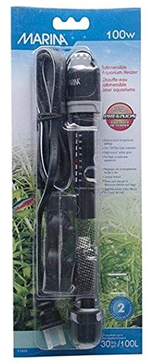 Marina Submersible Heater for Aquarium, Mini, 100-watt