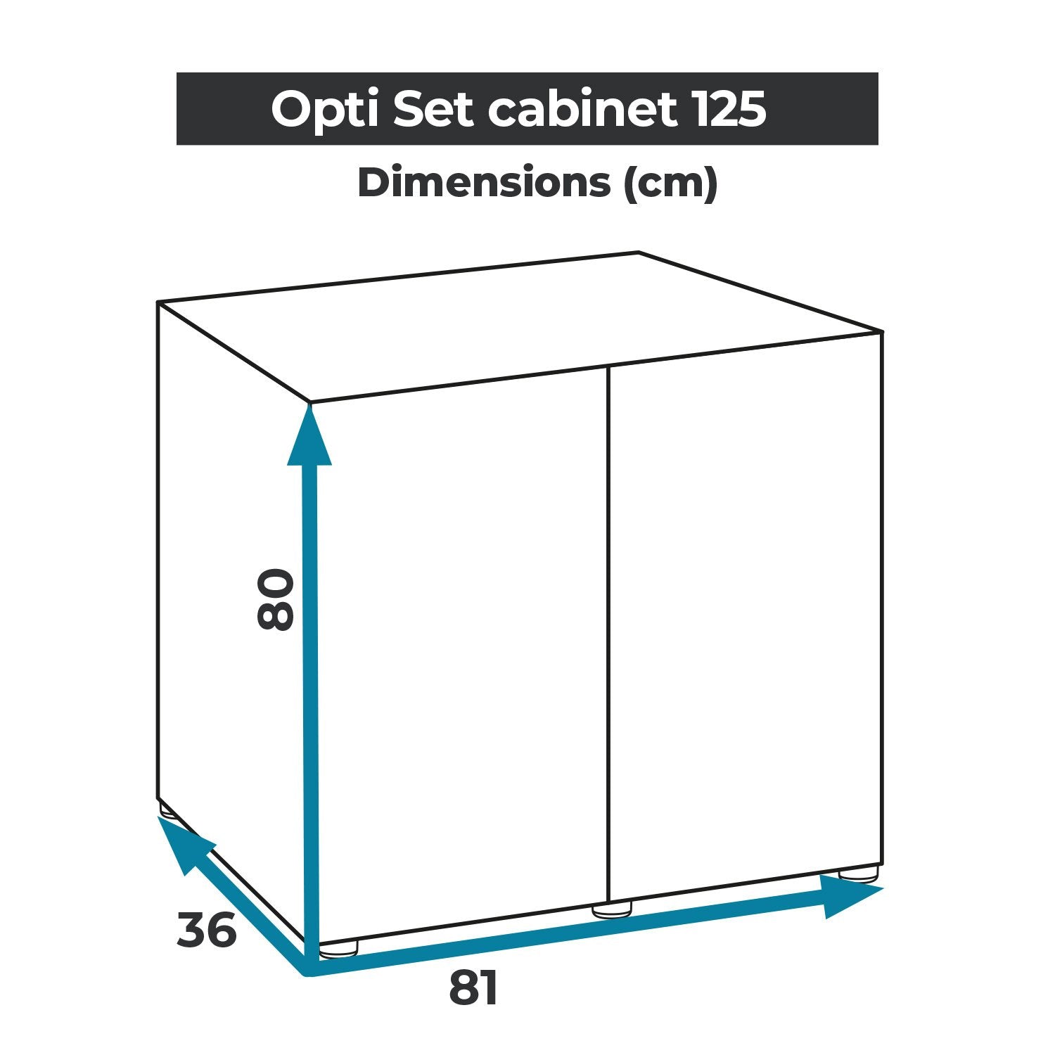 AquaEl OPTISET Aquariums & Cabinets (Black and White Options)