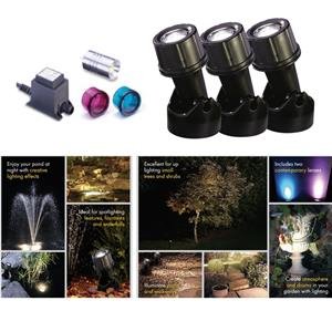 Blagdon Pond And Garden Led Light Set 3 X 1w (1057004)