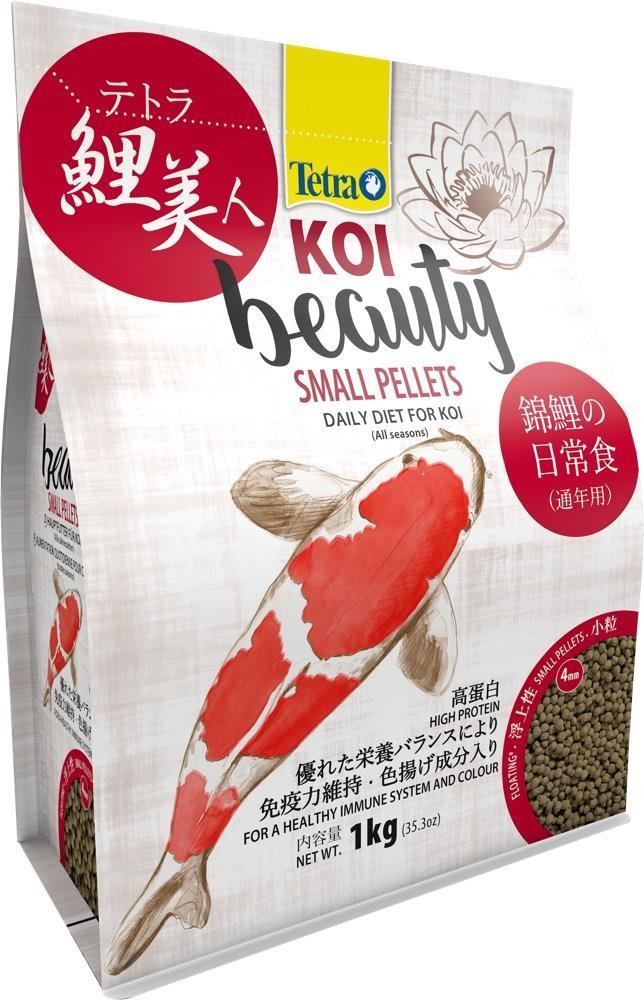 Tetra Koi Beauty - Medium & Mini Pellet Fish Food - Fish Food For Pond Fish (4L, 10L)