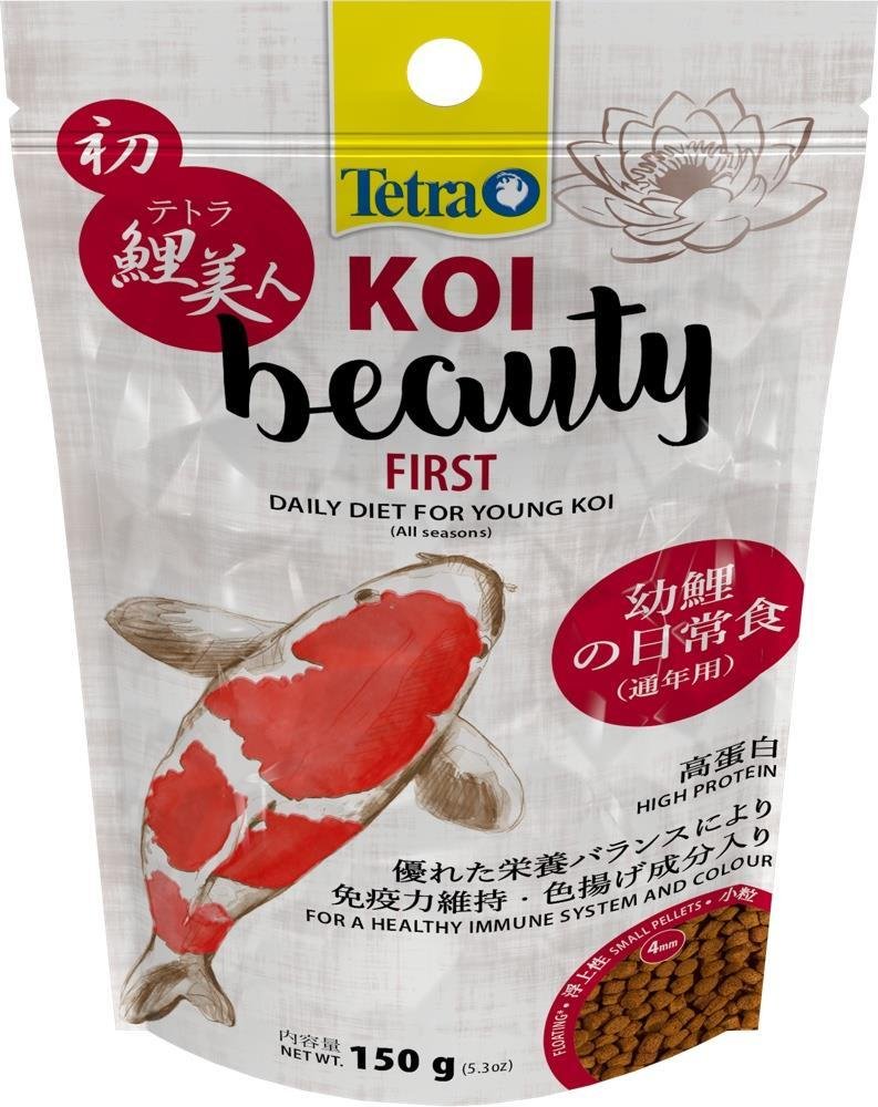 Tetra Koi Beauty - Medium & Mini Pellet Fish Food - Fish Food For Pond Fish (4L, 10L)