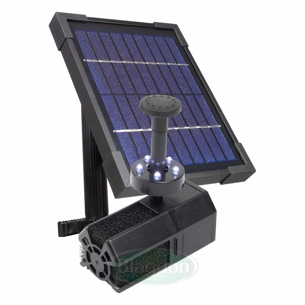 Blagdon Liberty Pump 200 & LED Kit battery power solar recharge (1057233)