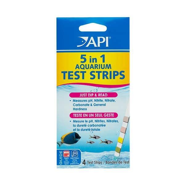 API 5 in 1 Test Strips 4 pack