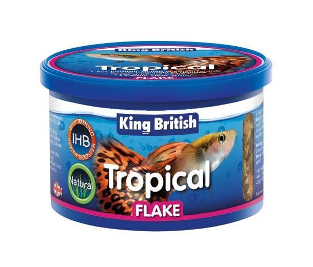 King British Tropical Fish Flake 55g