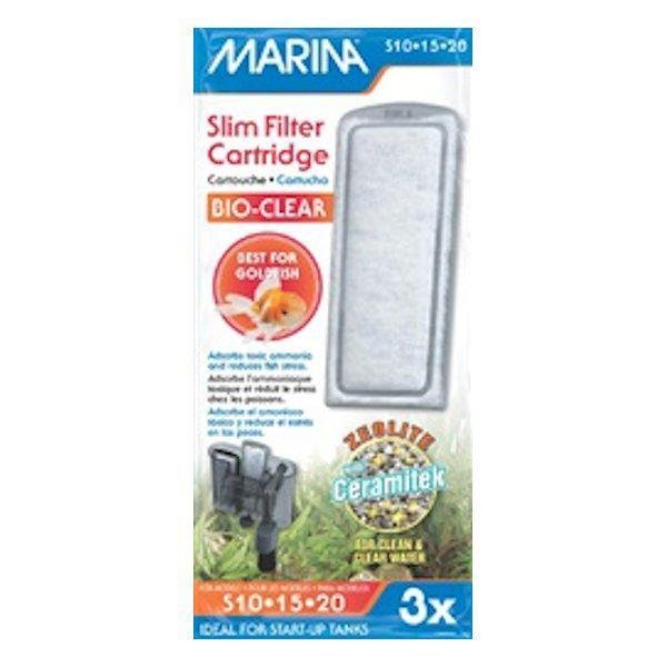 Marina Bio Clear Cartridges for Slim Filters 3pk