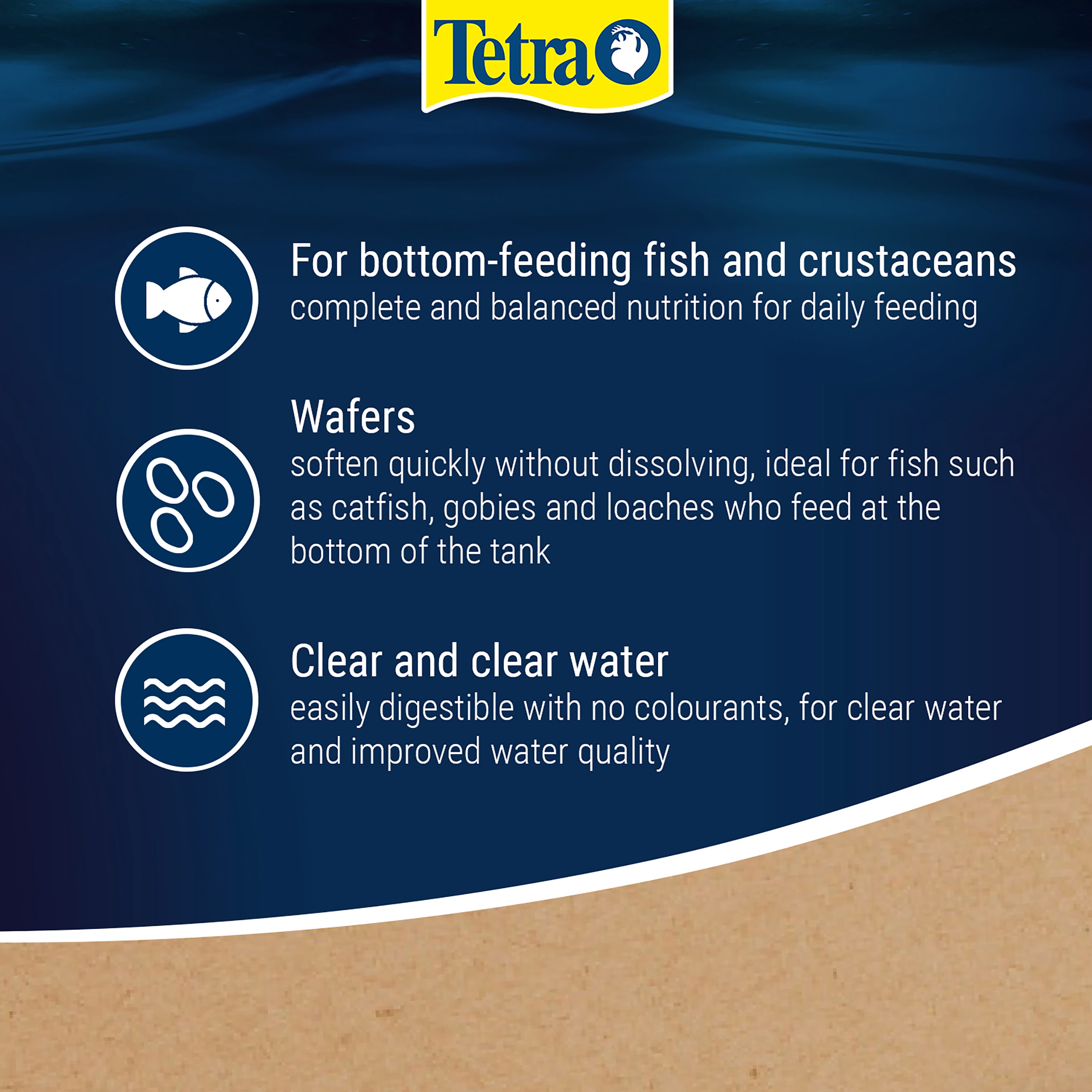 Tetra Variety Wafer Mix 68g Sinking Fish & Crustaceans Food