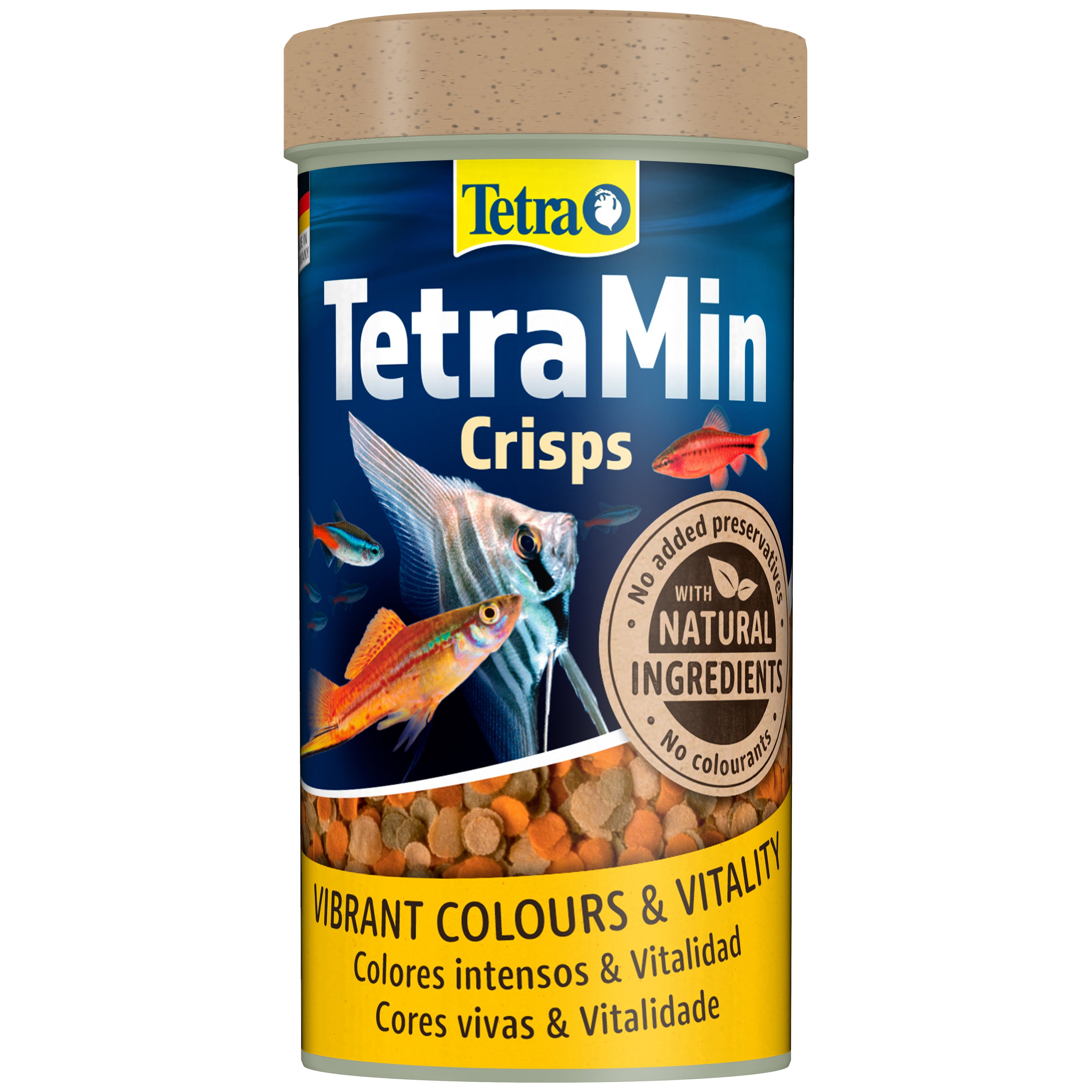 TetraMin Crisps - Fish Food For Tropical Herbivore Fish 250ml / 55g (275041)