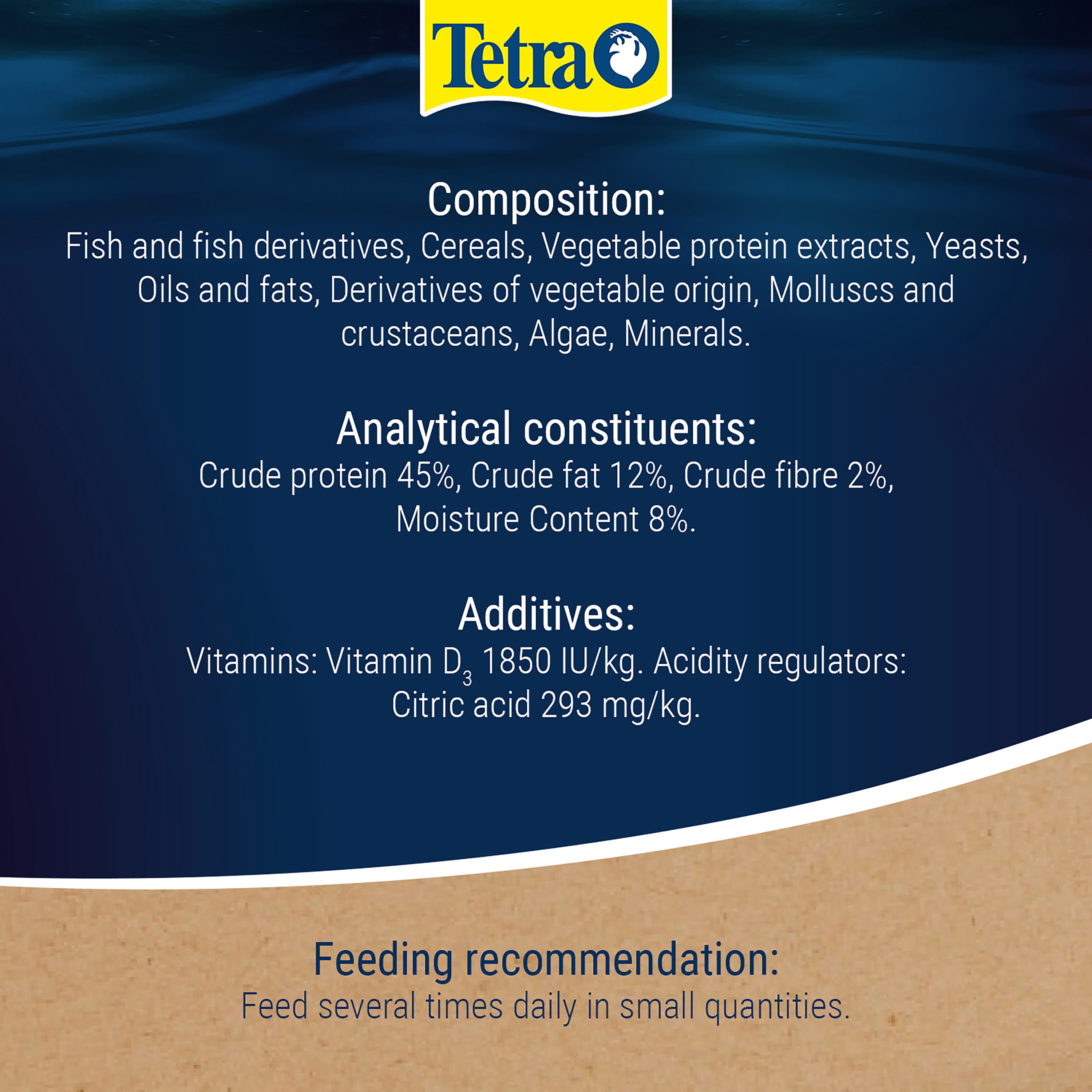 TetraMin Crisps - Fish Food For Tropical Herbivore Fish 250ml / 55g (275041)