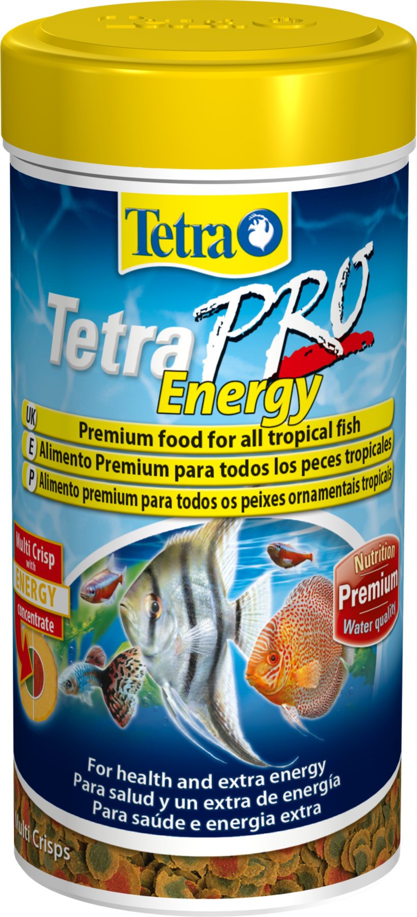 TetraPro Energy - Multi-Crisps Fish Food For Tropical Fish 250ml / 55g (143555)