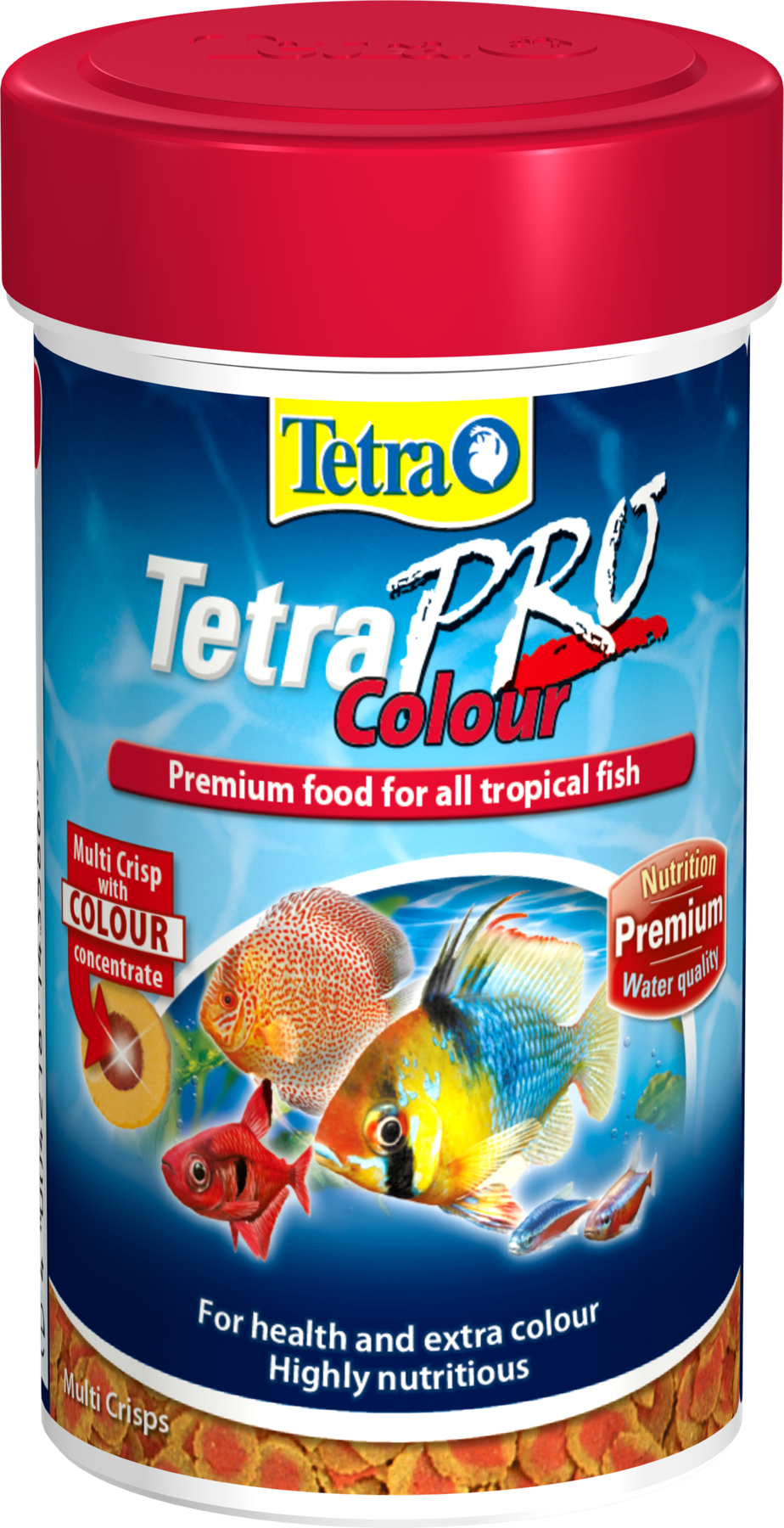 TetraPro Colour - Multi-Crisps Fish Food For Tropical Fish 100ml / 20g (143586)