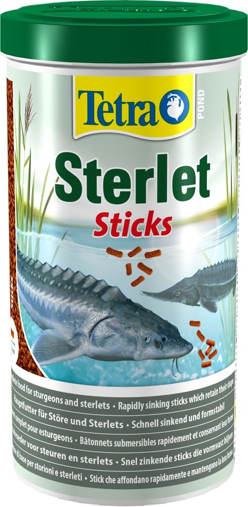 Tetra Pond Sterlet Sticks - Stick Fish Food For Sturgeons 1L / 580g (148819)