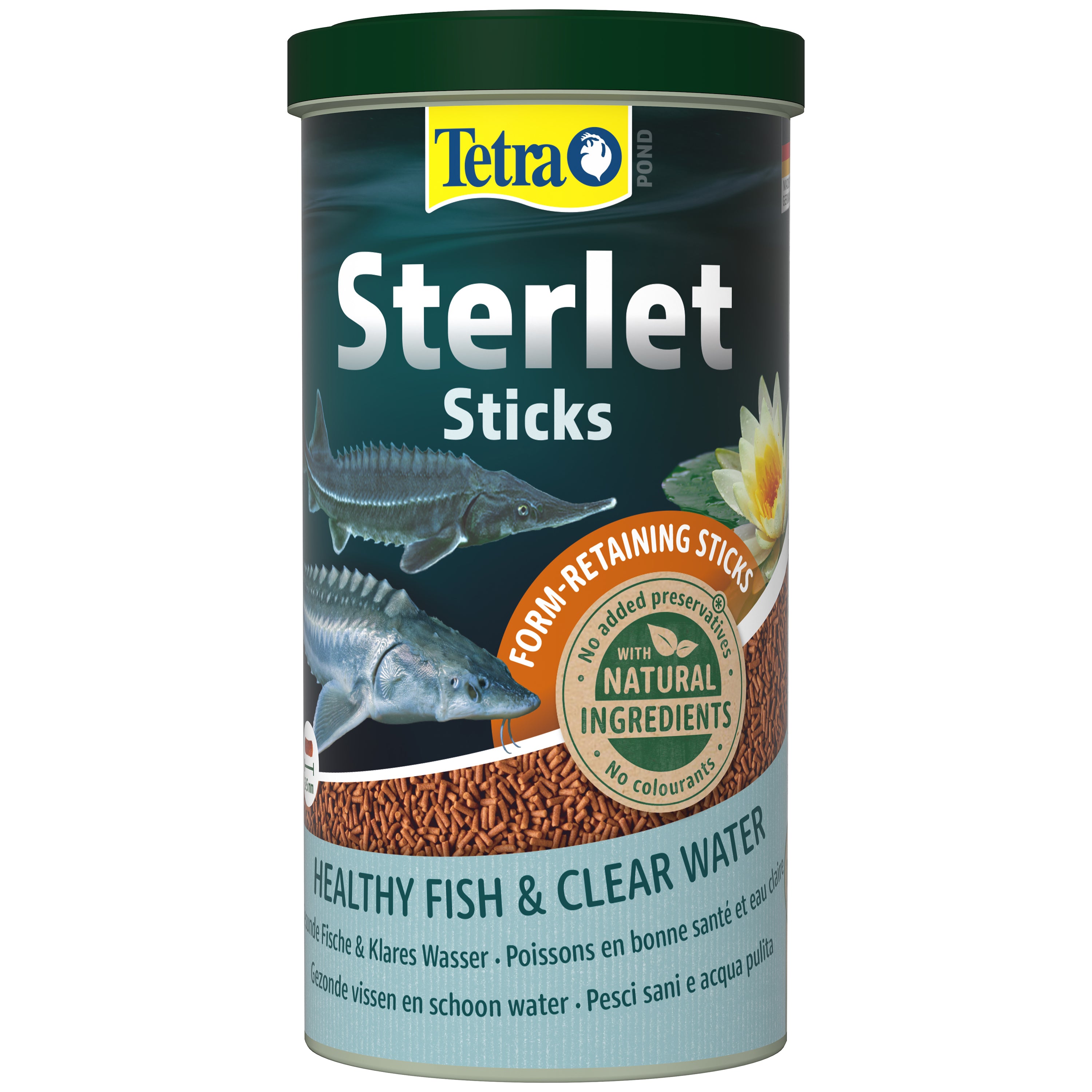Tetra Pond Sterlet Sticks - Stick Fish Food For Sturgeons 1L / 580g (148819)