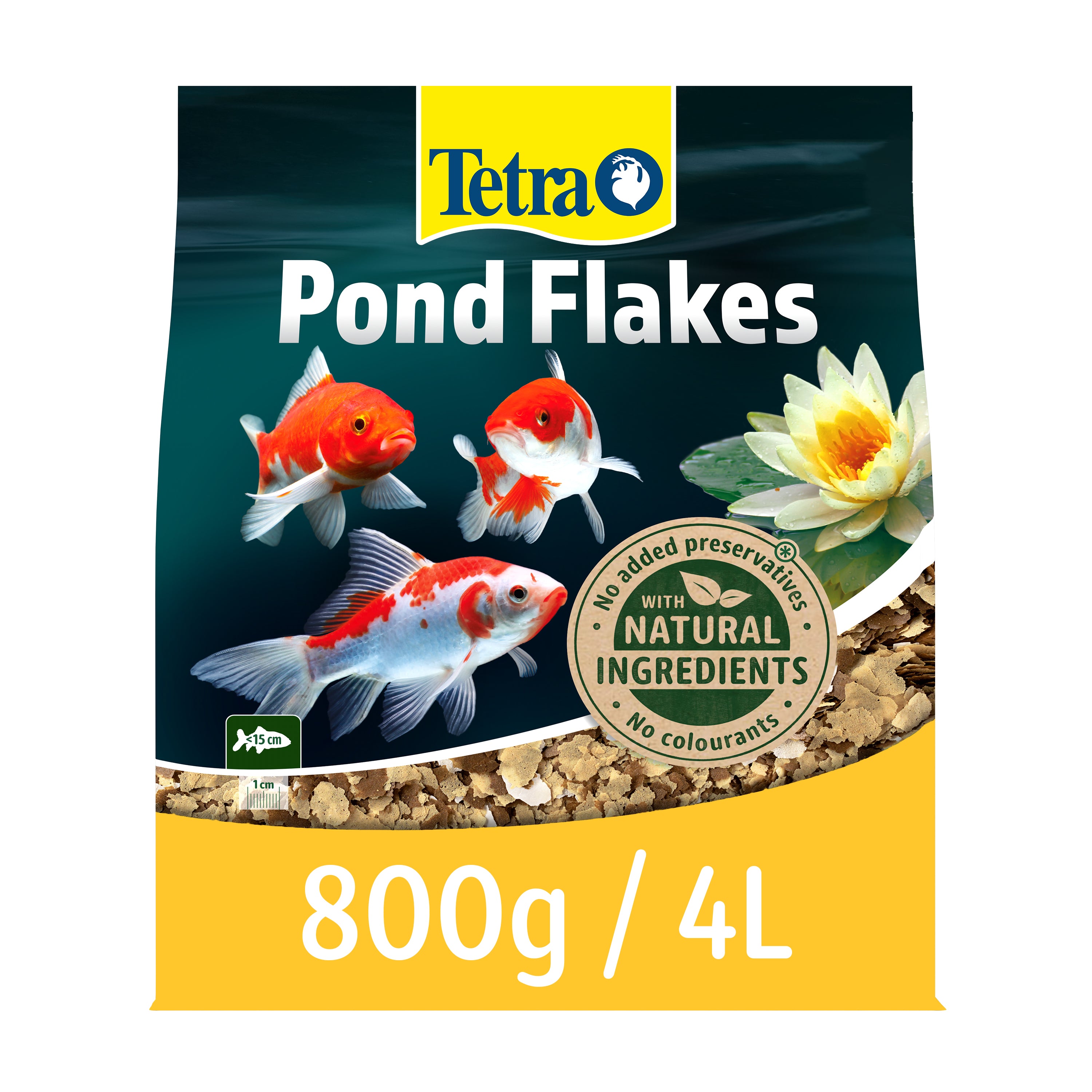 Tetra Pond Flake Food For All Small Pond Fish (500ML, 1L, 4L)
