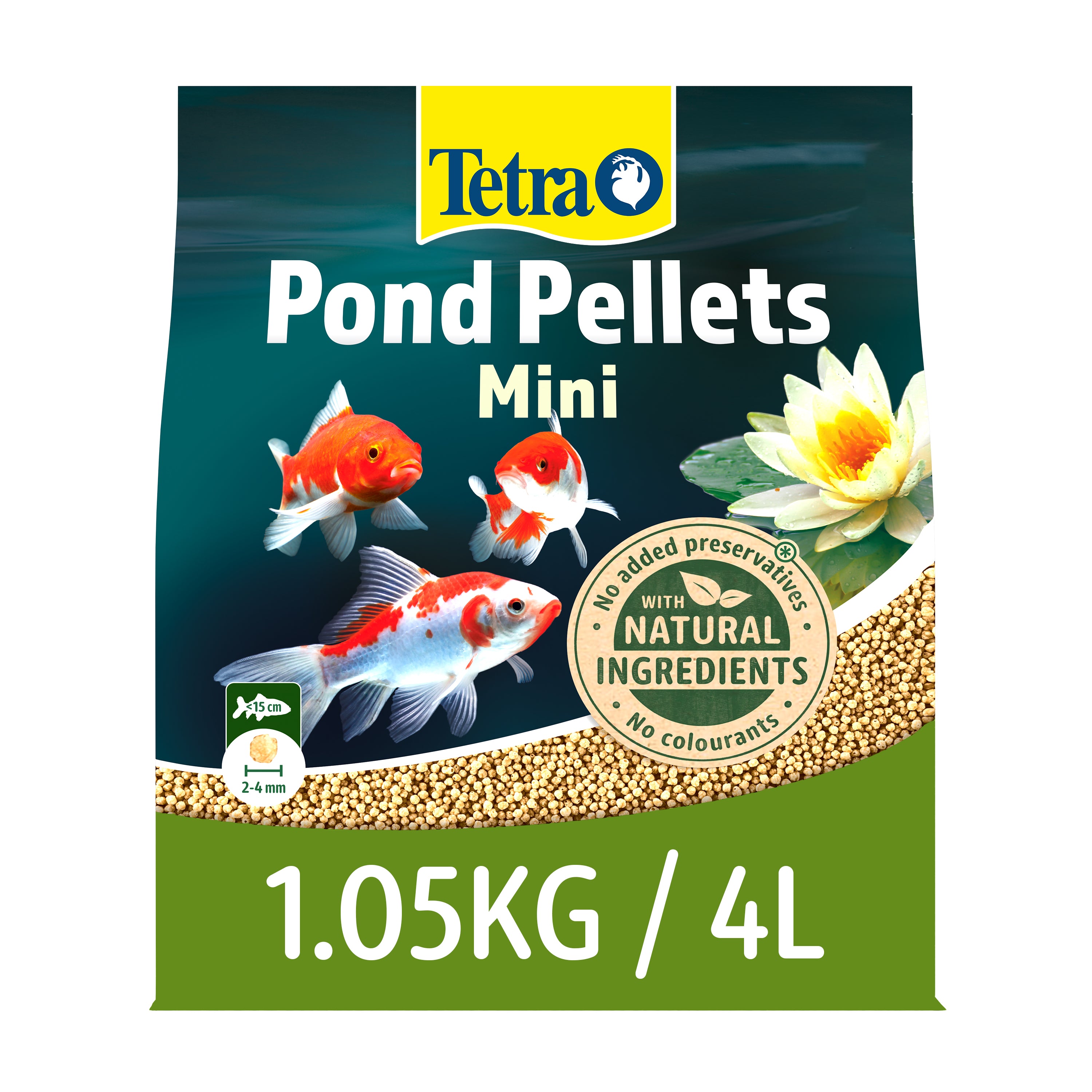 Tetra Pond Pellets - Mini For All Pond Fish (1L, 4L)