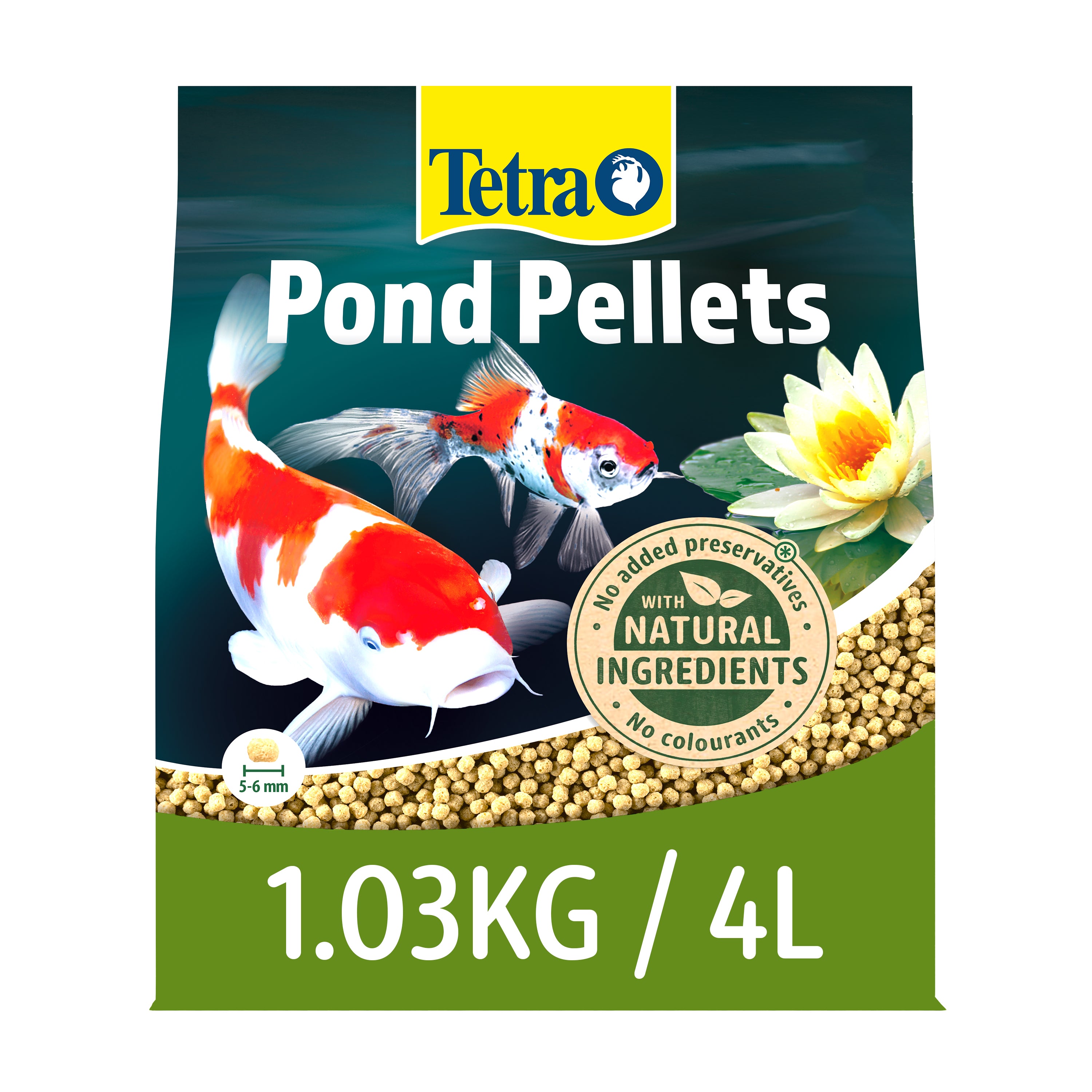 Tetra Pond Pellets - Medium For All Pond Fish (1L, 4L)