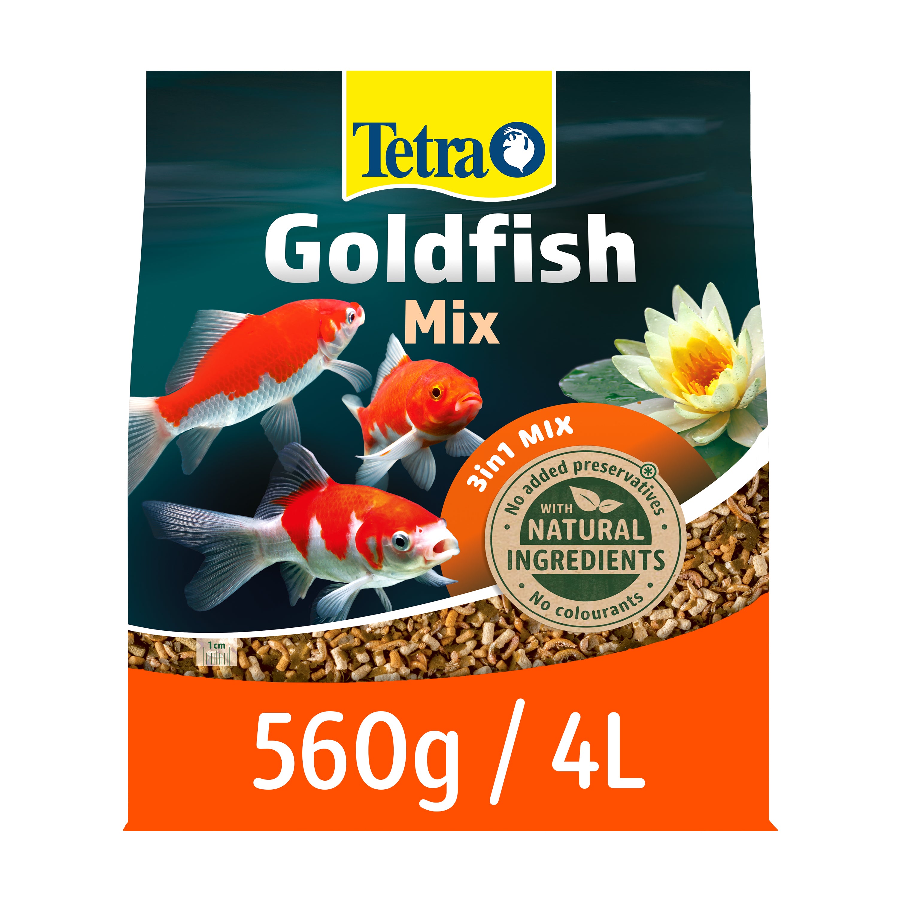 Tetra Pond Goldfish Mix - Mixed Fish Food For Pond Fish (1L, 4L)