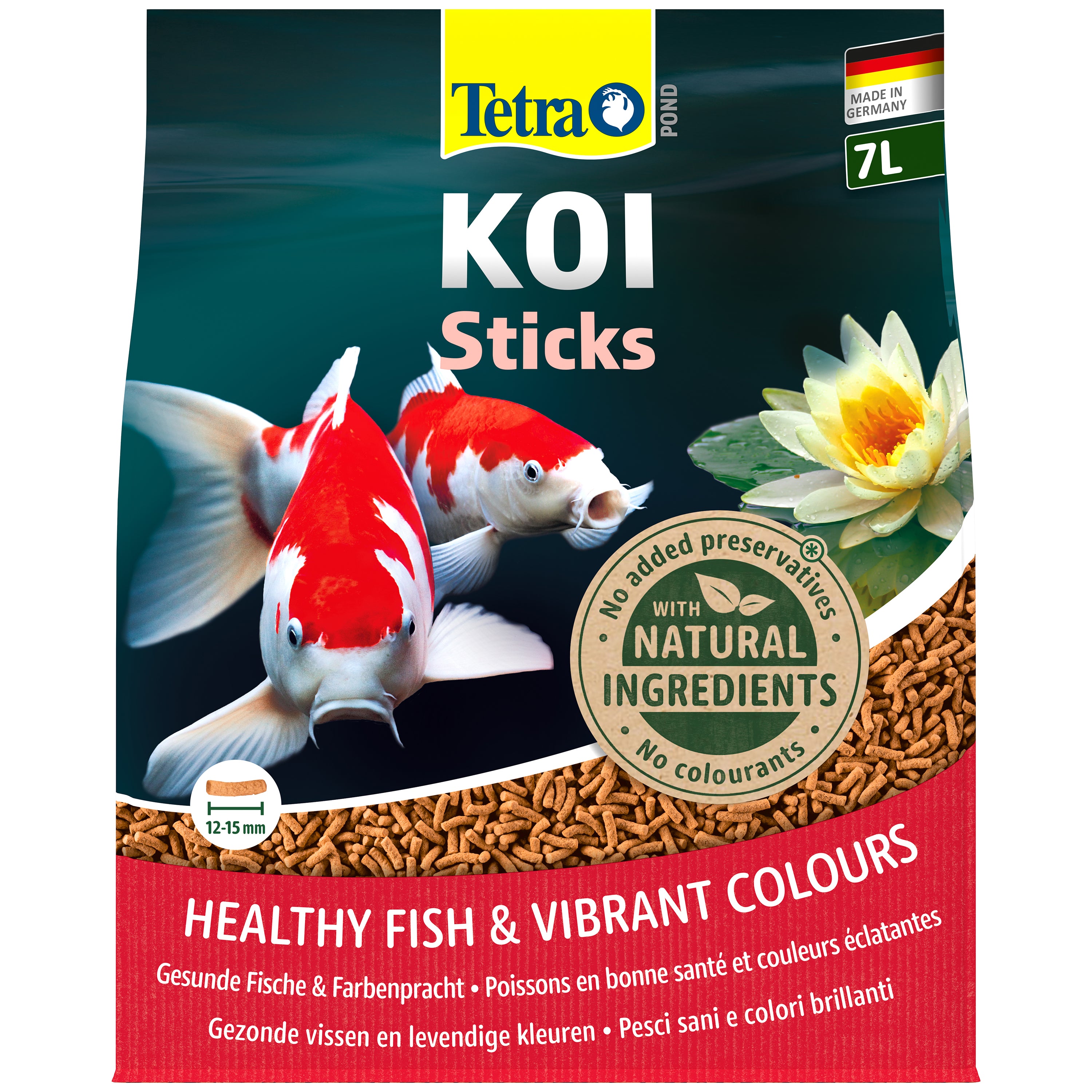 Tetra Pond Koi Sticks - Fish Food For Pond Fish (1L, 4L, 7L, 10L, 15L, 50L)