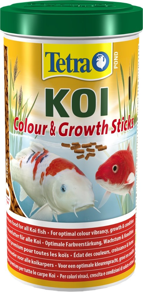 Tetra Pond Koi Colour&Growth Sticks - Fish Food For Pond Fish (1L, 4L, 7L)