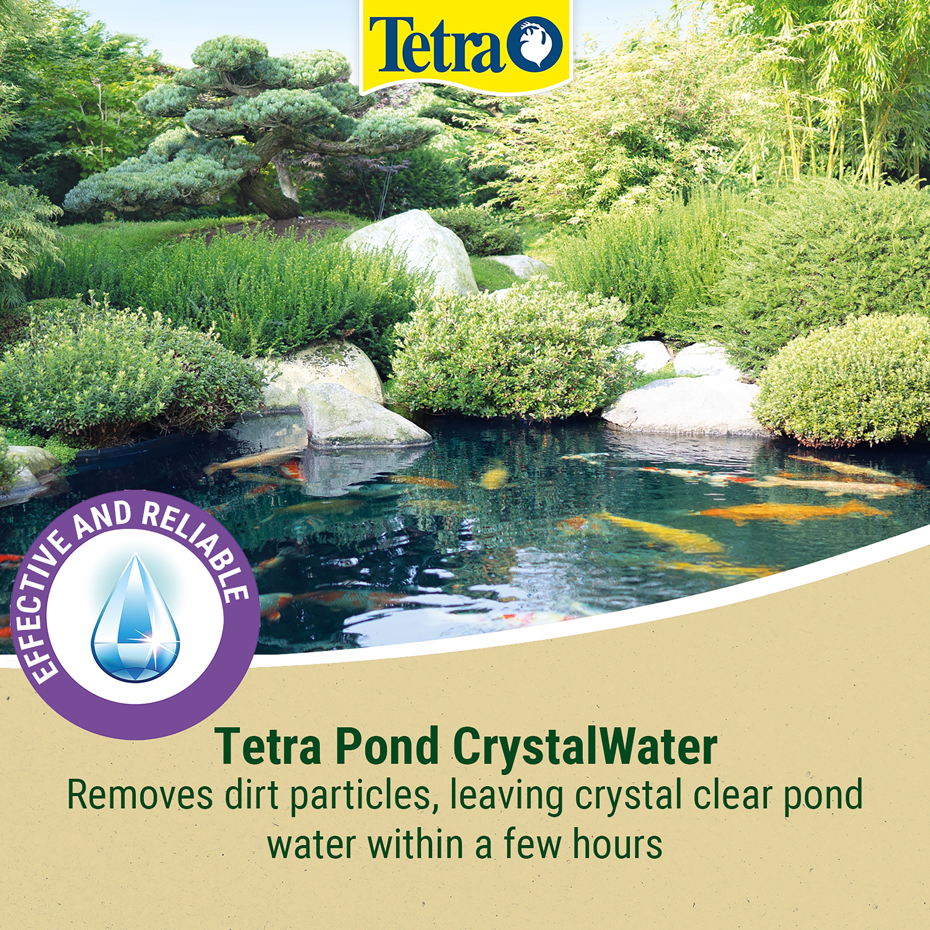 TetraPond Crystal Water Pond Water Treament (250ML, 500ML)