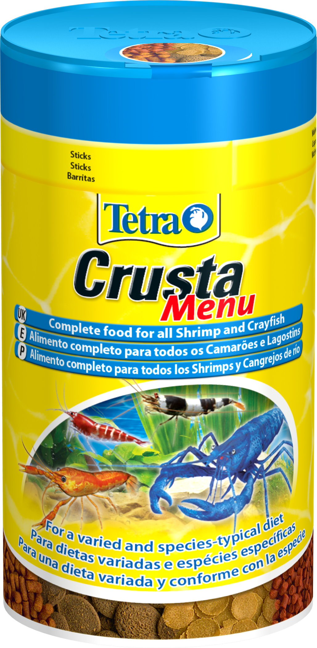 Tetra Crusta Menu Tropical Herbivore Fish Flakes 52g