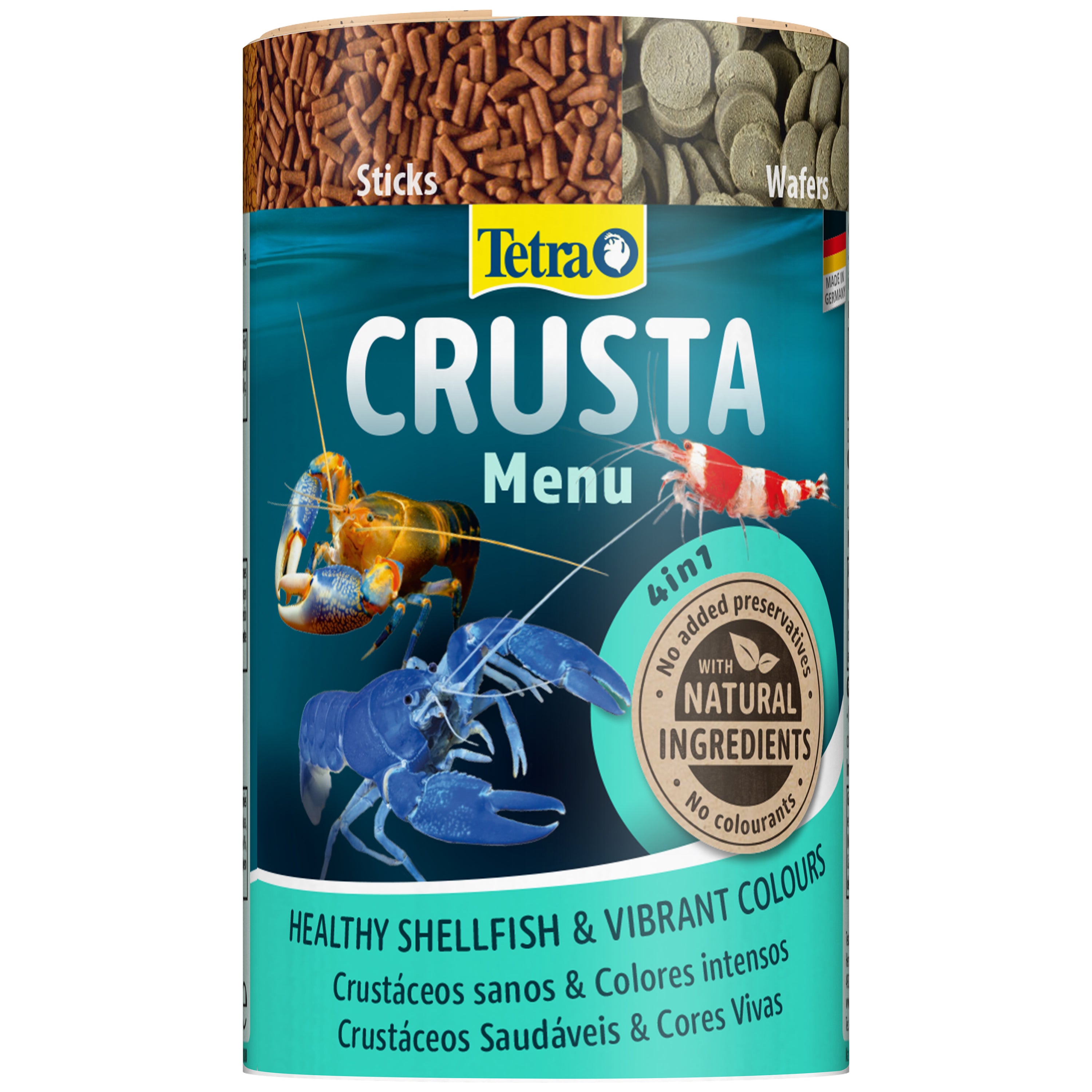 Tetra Crusta Menu Tropical Herbivore Fish Flakes 52g