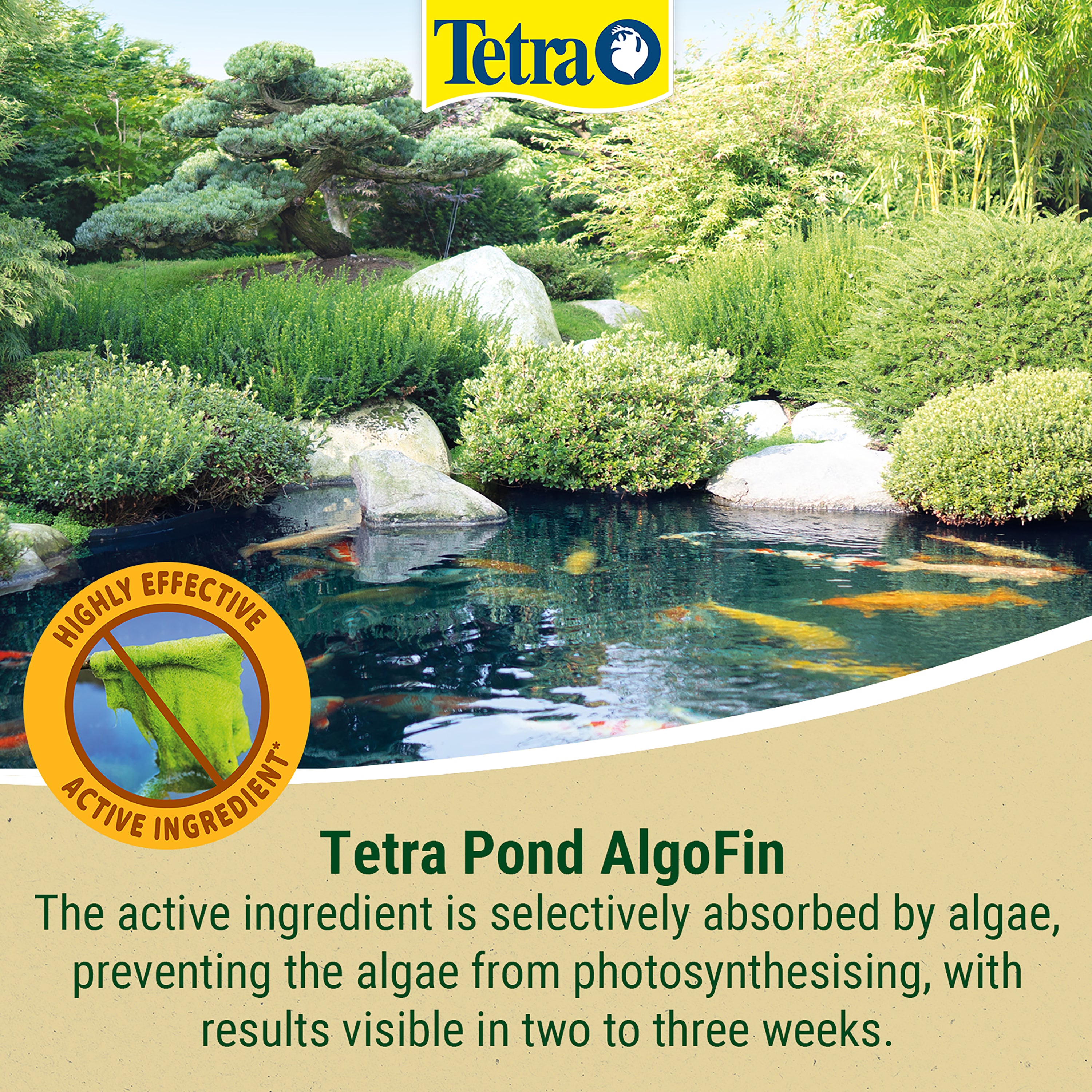 TetraPond AlgoFin Blanket Weed Removal (250ML, 500ML, 1L)