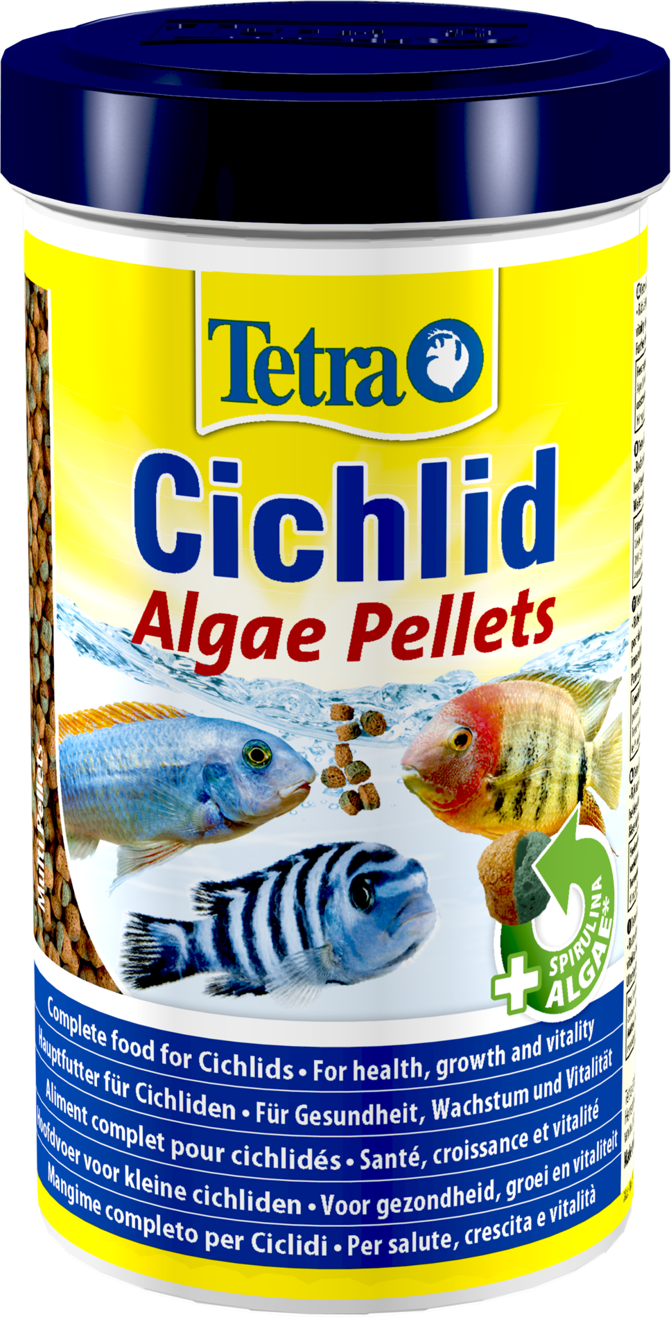 Tetra Cichlid Algae Tropical Fish Pellets 165g