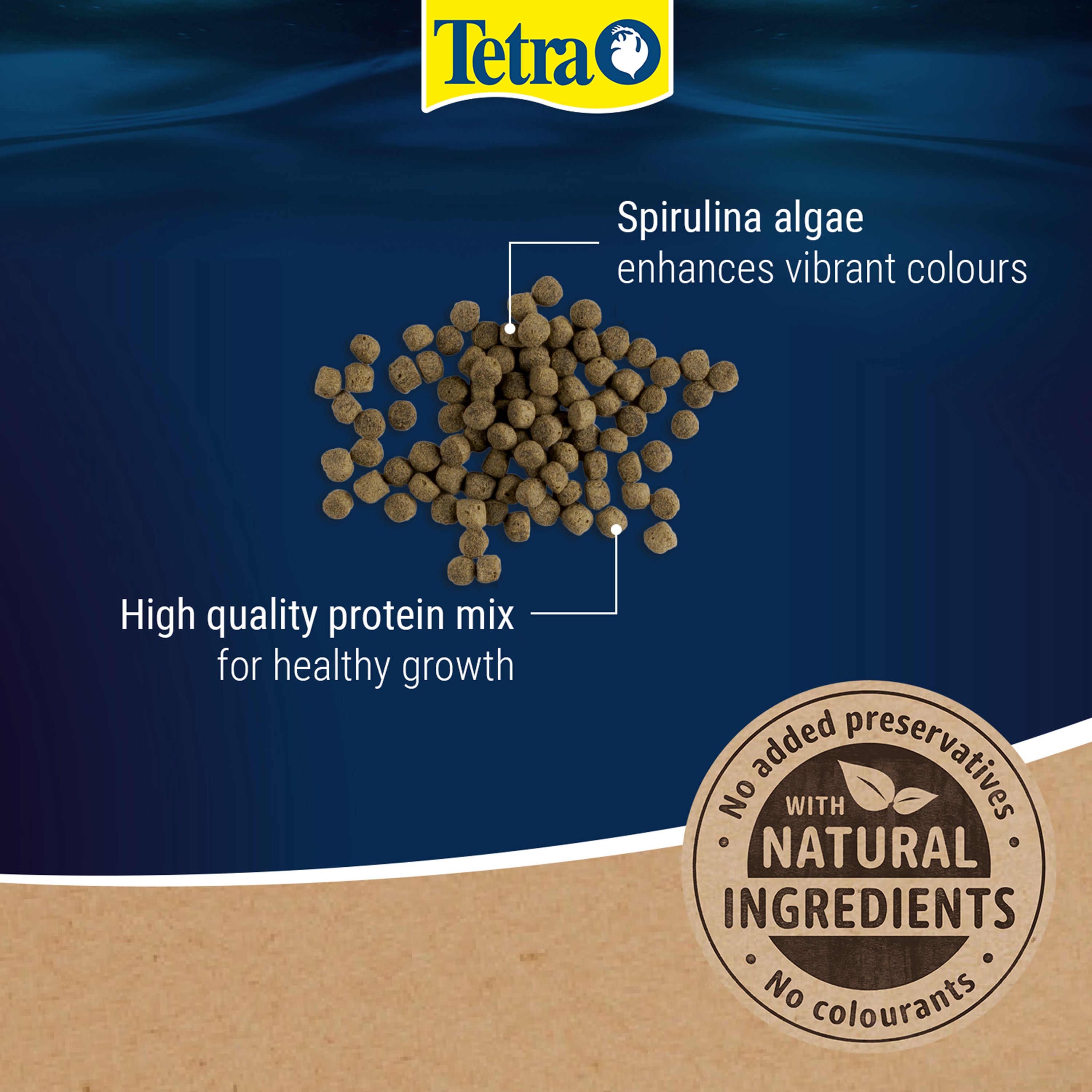 Tetra Cichlid Algae Tropical Fish Pellets 165g