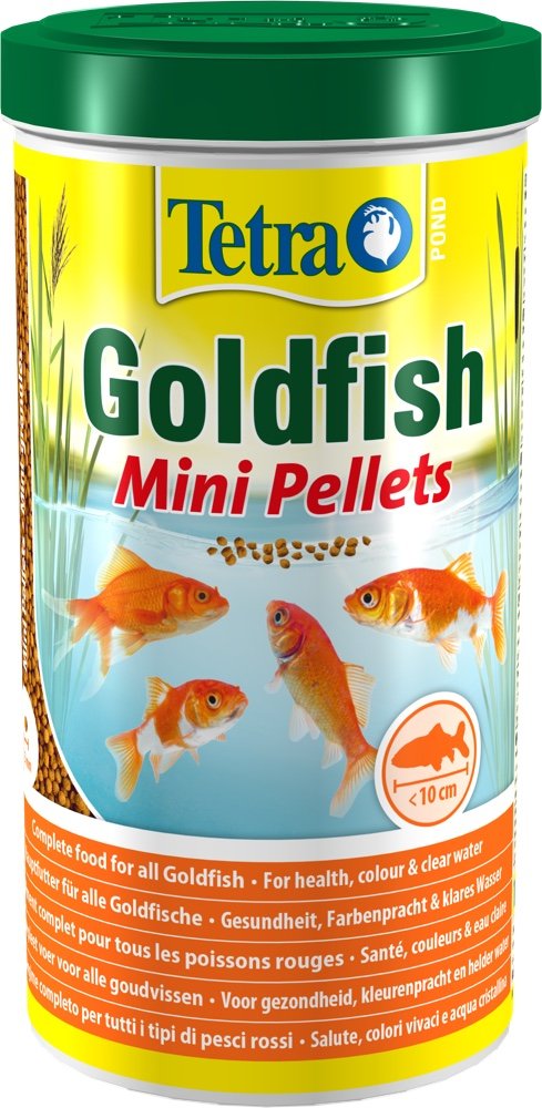 Tetra Pond Goldfish Mini Pellets - Mini Pellet Fish Food 1L / 350g (203365)