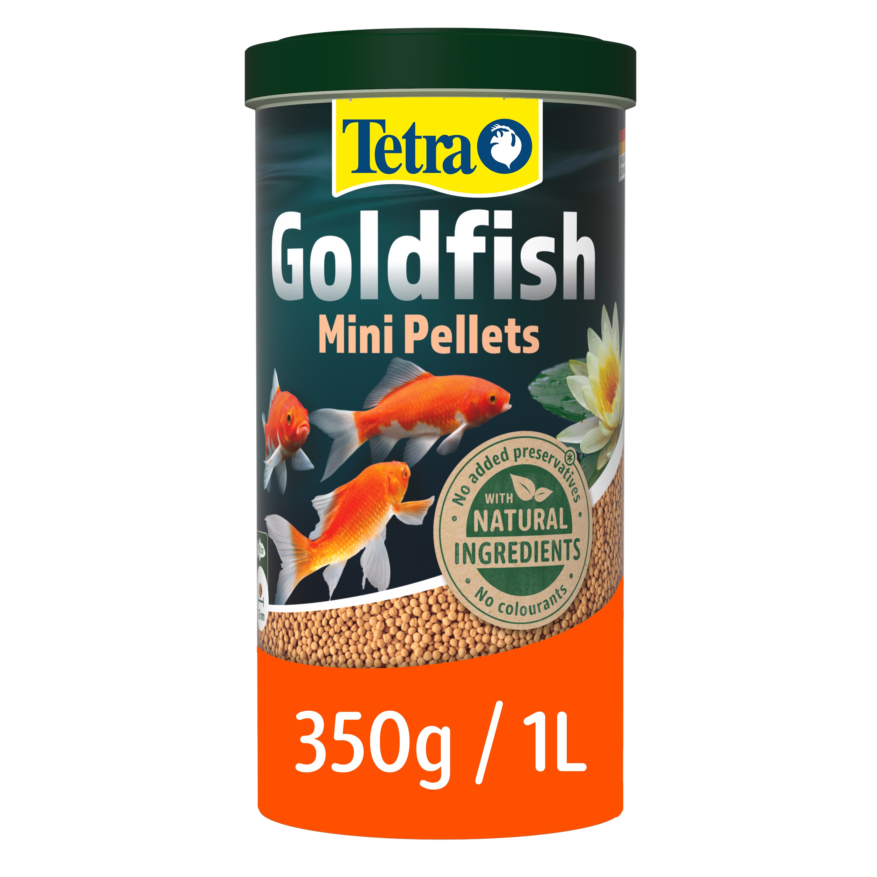 Tetra Pond Goldfish Mini Pellets - Mini Pellet Fish Food 1L / 350g (203365)