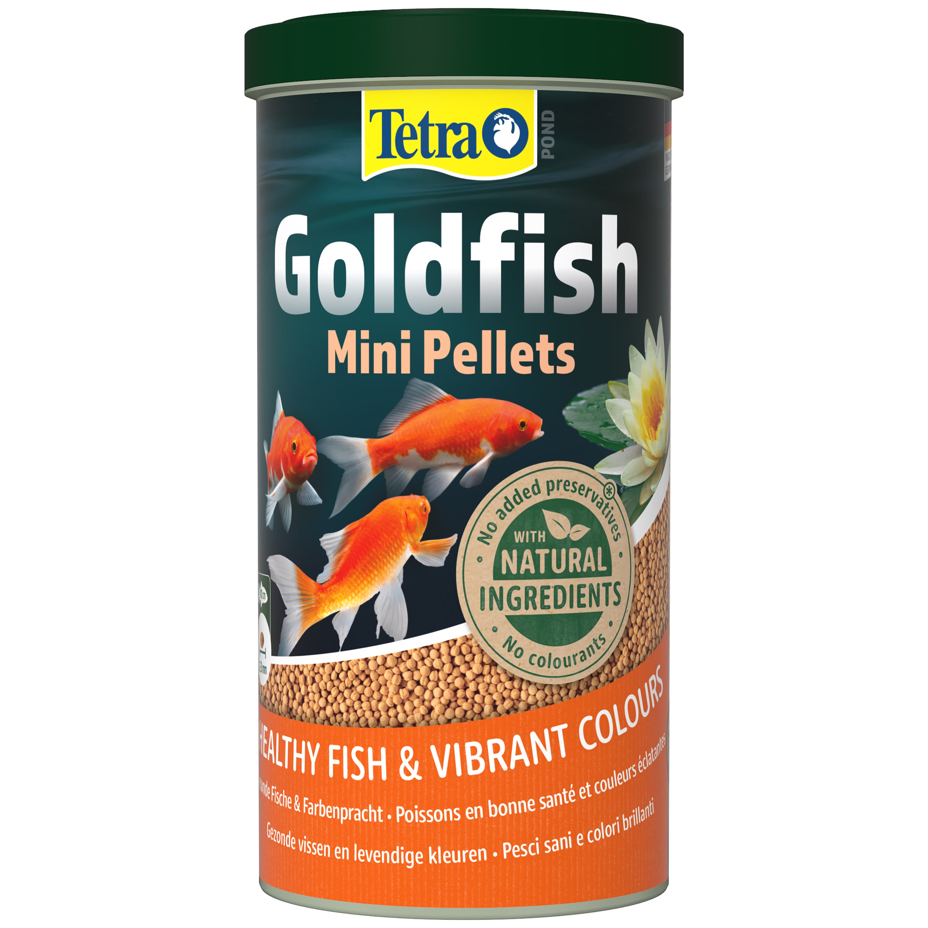 Tetra Pond Goldfish Mini Pellets - Mini Pellet Fish Food 1L / 350g (203365)