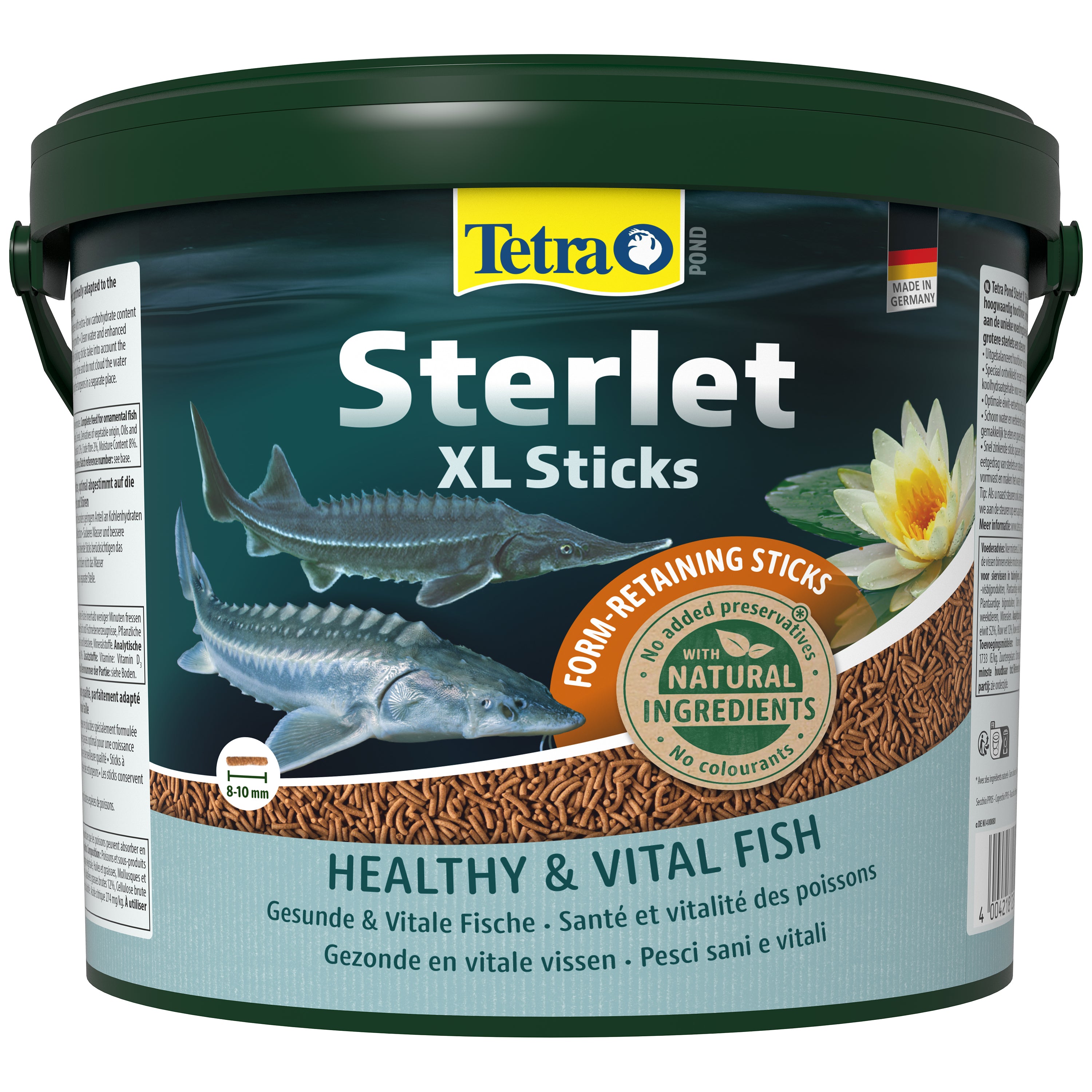 Tetra Pond Sterlet Sticks XL - Stick Fish Food For Sturgeons 5L / 2400g (250260)