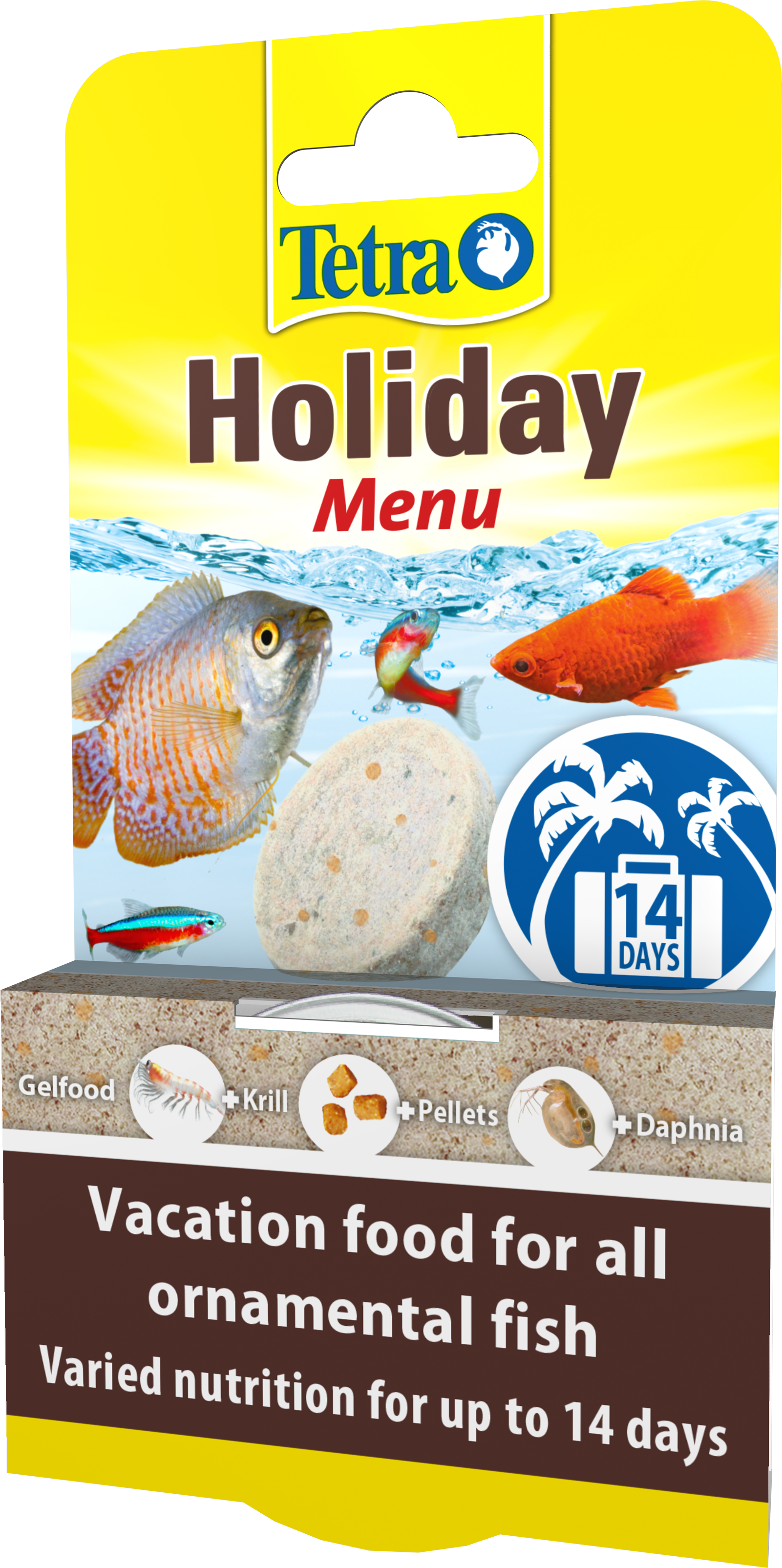 TetraMin Holiday Menu Gel Tab Food For Tropical Aquarium Fish (With Vitamins)