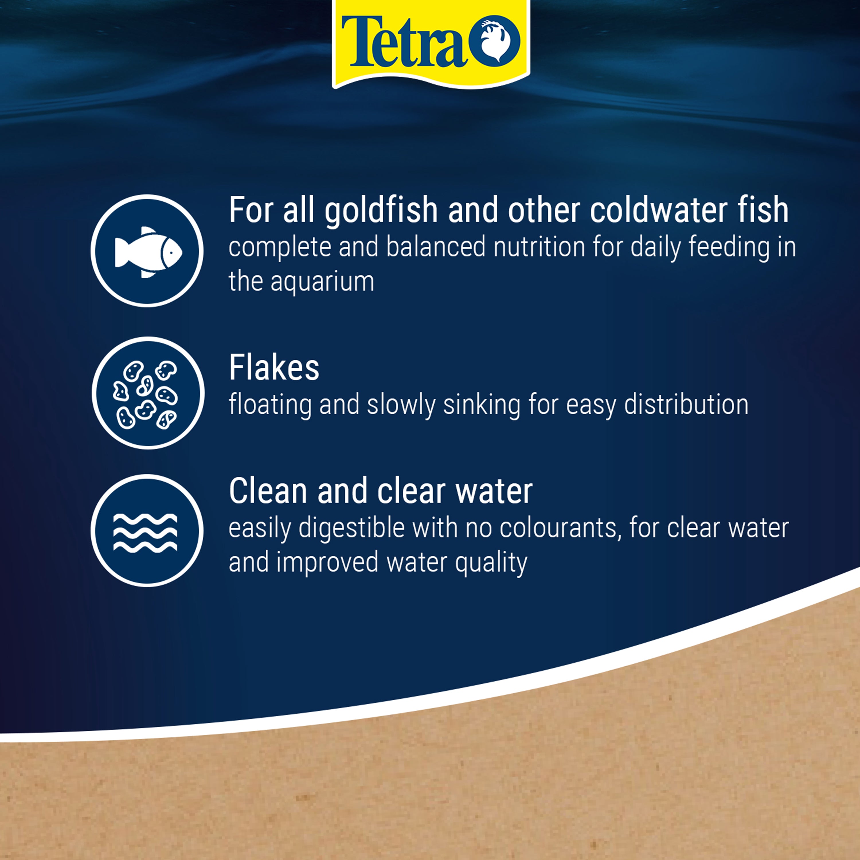 Tetrafin Goldfish Food Flakes 100g