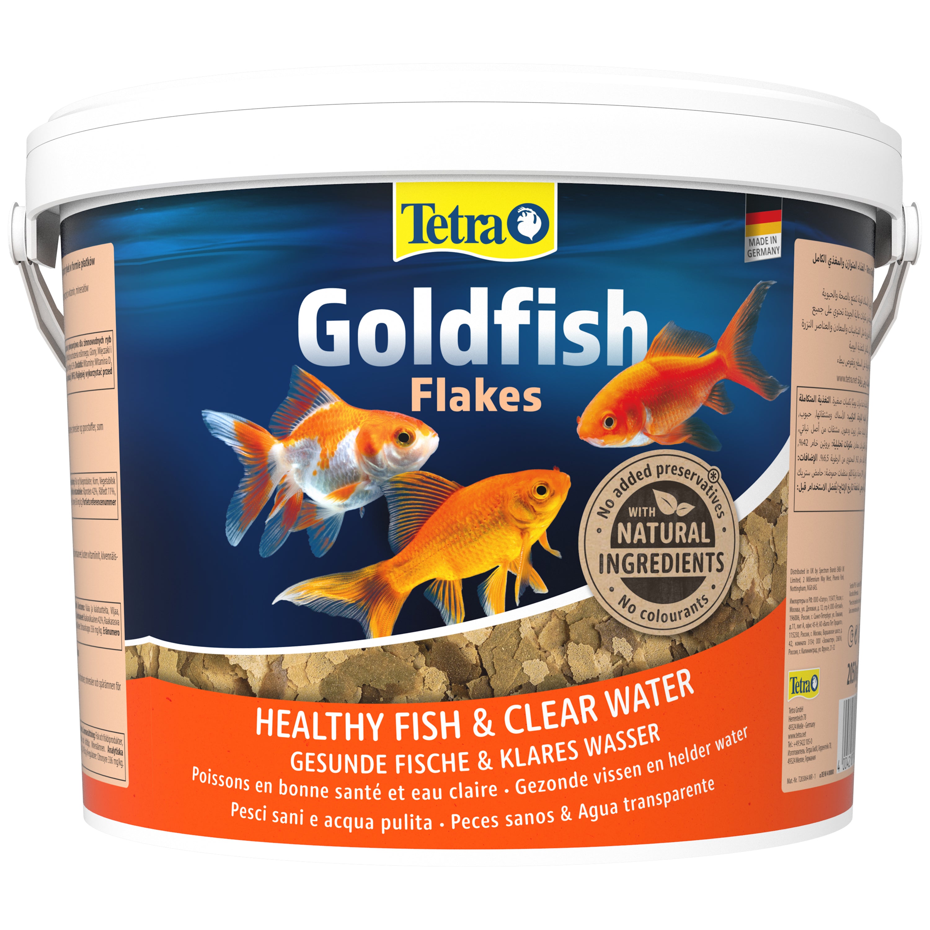 Tetra Goldfish Flakes 10L 2050g