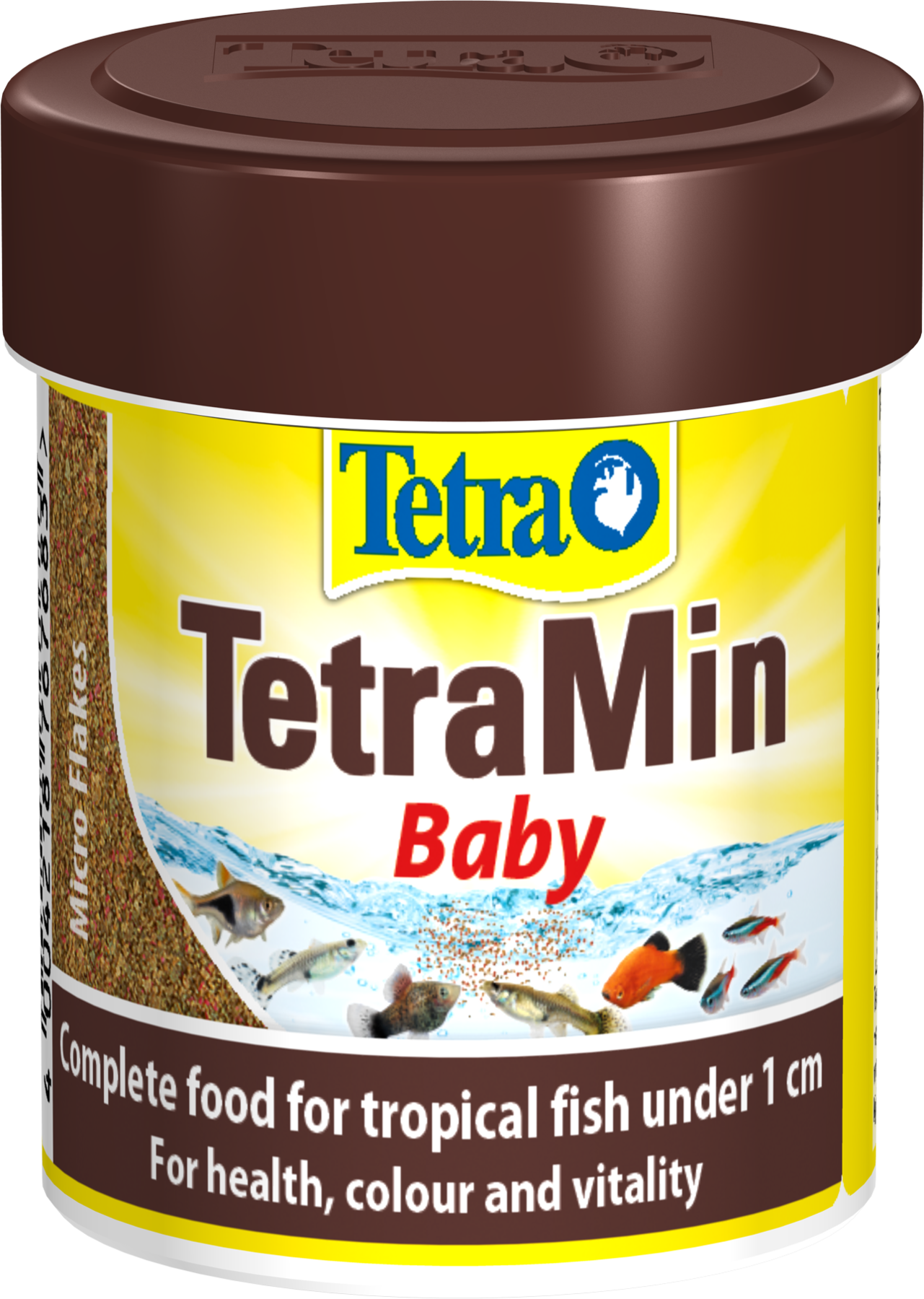 TetraMin Baby - Powder Fish Food For Tropical Herbivore Fish 66ml / 30g (767683)