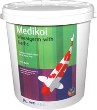 Medikoi Wheatgerm & Garlic Koi Fish Food Pellets 10kg 6mm