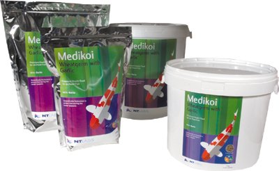 Medikoi Wheatgerm & Garlic Koi Fish Food Pellets 5kg 6mm