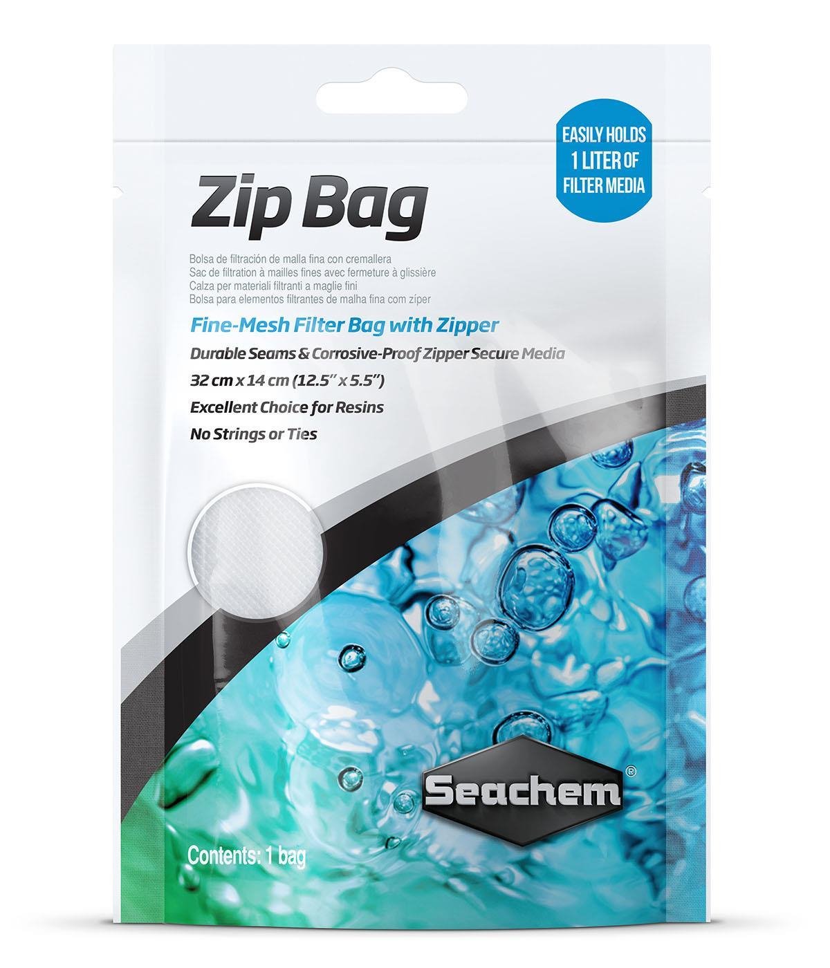 Seachem Zip Bag - Small Mesh 12.5" x 5.5" (1522)