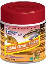 Ocean Nutrition Cichlid Omni Flake Freshwater Fish 34g (1025645)
