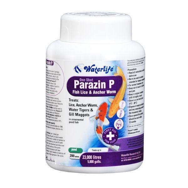 Waterlife Parazin P 200 Tablets (1 Shot)